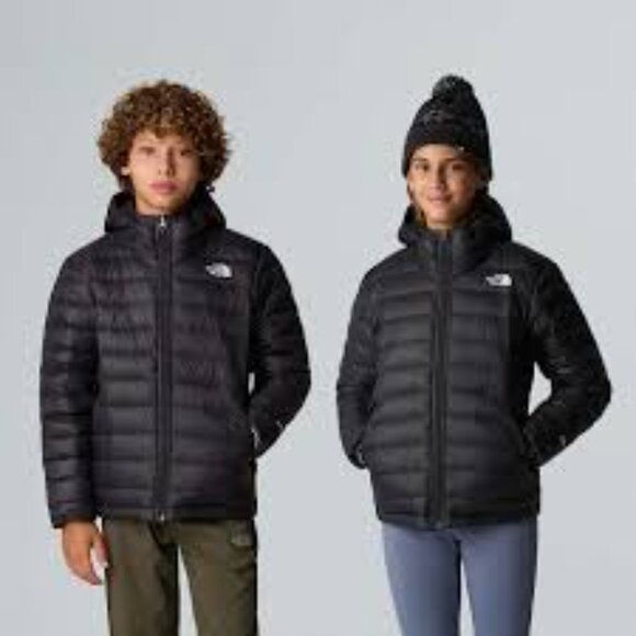 The North Face Aconcagua Down Boy Black Jacket Size M - Picture 2 of 9
